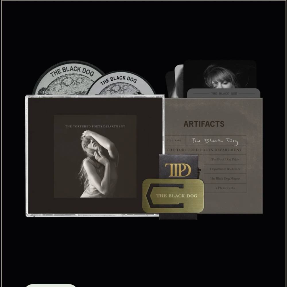 Taylor Swift The Tortured Poets Dept Collectors Edition Deluxe CD The Black Dog